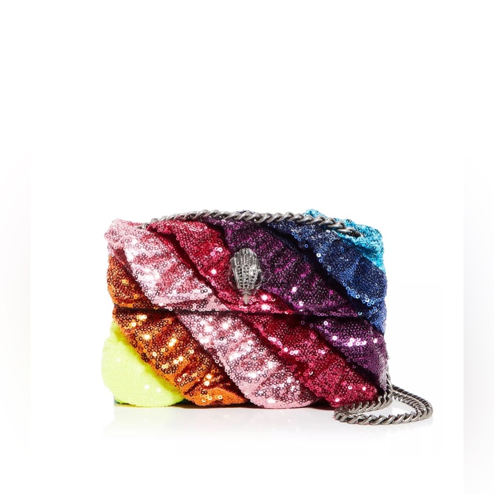KURT GEIGER LONDON Kensington Mini Sequin Ruffles Crossbody - Picture 4 of 7